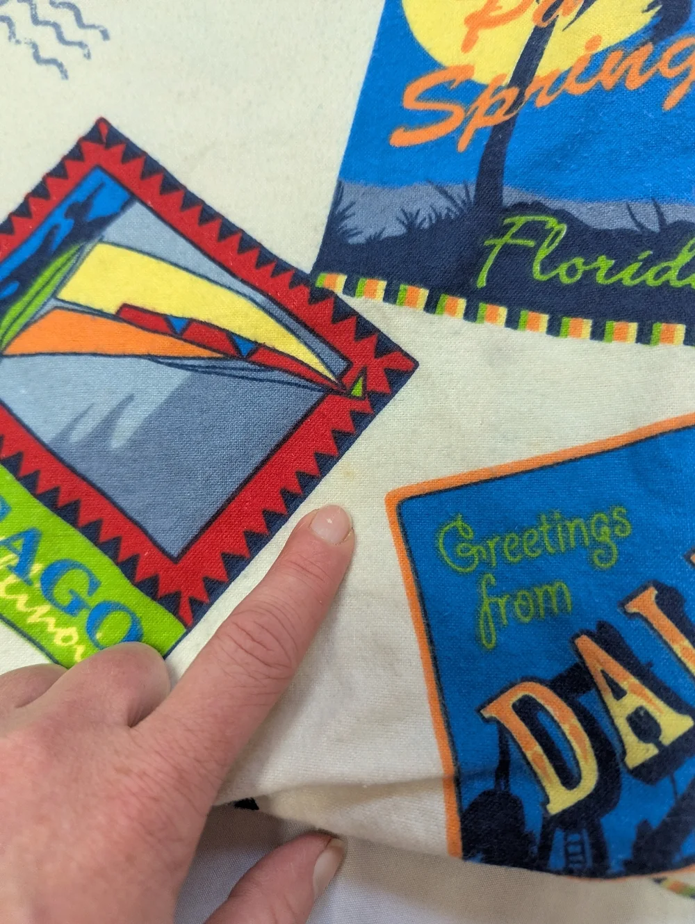 Set Of 2 Flannel Postcard Travel Printed Standard Pillow Cases 28